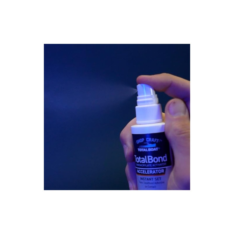 TotalBoat CA Glue Accelerator Spray - TotalBond Activator Spray Instantly