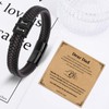 CheersLife Father Day Gift from Daughter Son,Men's Bracelet Daddy Gifts