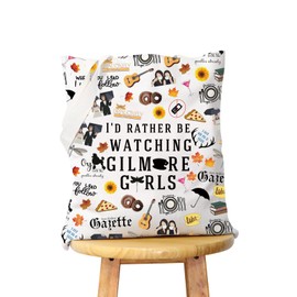 WCGXKO TV Inspired Merchandise TV Fans Makeup Bag Gifts For Mom Daughter (where you tote)