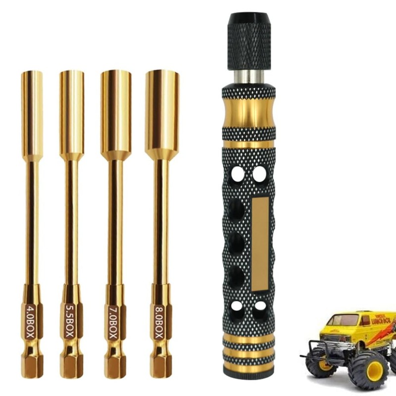 Ieron 4 in 1 RC Hex Driver Screwdriver Set, 1.5/2.0/2.5/3.0