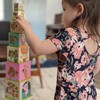 HABA Stacking Cubes on the Farm,multicolored