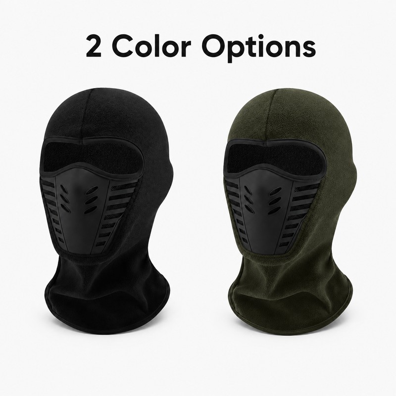 Winter Full Face Mask for Outdoor Cycling - Windproof, Breathable