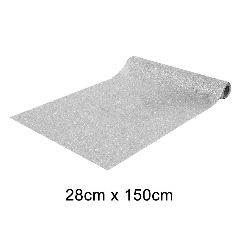 YöL Silver Glittery Table Runner Christmas Xmas Dinner Lunch Birthday