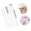 6PCS Straw Cleaning Brushes,Reusable 10mm Wide for Sippy Cups, Water