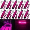 KEING 10 Pack Marine Boat Purple LED Navigation Cabin Deck