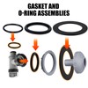 25076RP Pool Plunger Valve Gasket Washer and Ring Kit, Replacement