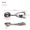 Takagi Stainless Steel Ice Disher, 2.4 fl oz (60 cc),