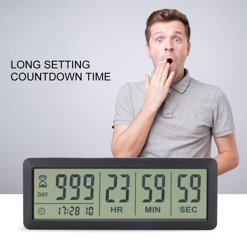 A AIMILAR Digital Countdown Days Timer - AY4053-Black Upgraded Big