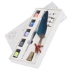 Calligraphy Pen Set Glass Ink Feather Fountain Pen with Replaceable