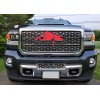 Mountains2Metal USMC Bumper Grille Insert Brushed SS fits 2015-2019 GMC