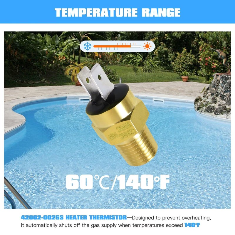 42002-0025S 140F Automatic Gas Shutoff Switch (AGS) for Pentair Mastertemp