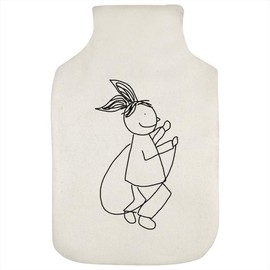 'Girl with A Skipping Rope' Hot Water Bottle Cover (HW00035230)