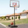 Unbranded 44 Inch Backboard Adjustable Basketball Hoop Outdoor 10FT Portable