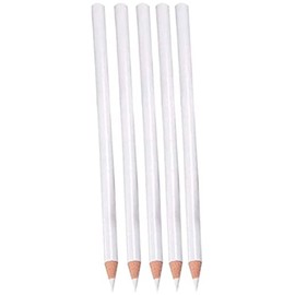 CVNRCLP World of Sparkles 5-Pack Rhinestone Picker Pencil Set - Wax Pen & Dotting Tool for Gems, Crystals, and Diamond Nail Art Decoration - White