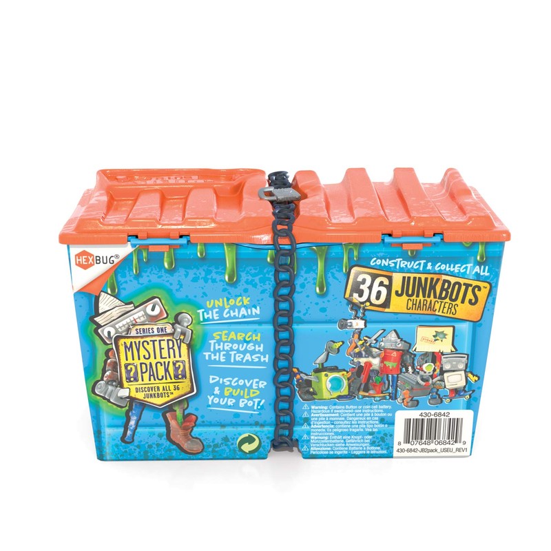 HEXBUG JUNKBOTS - Alley Dumpster Kit - Surprise Alien-Powered Construction