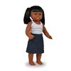 Get Ready Kids African/American Girl Doll - 16” Realistic Vinyl