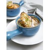 LE TAUCI Soup Bowls with Handle, 15 Oz Ceramic French