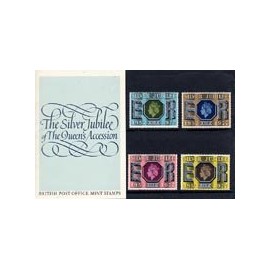 Silver Jubilee Presentation Pack Stamps