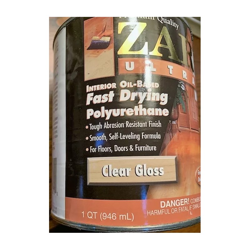 Zar Ultra 328 Interior Oil Based Fast Drying Polyurethane Clear