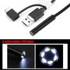 Endoscope Camera, 15M Flexible LED Light Endoscope Camera, Waterproof Phone