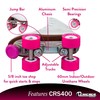CHICAGO Skates Premium White Quad Roller Skates for Girls and