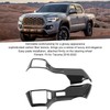 2Pcs Steering Wheel Sticker Carbon Fiber Style Cover Interior Trim