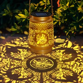 TEDOF Cardinal Solar Lanterns Outdoor Waterproof,Cardinal Mothers Day Gifts for Women,Men,Metal Solar Garden Lights for Yard,Patio,Lawn,Tabletop,Pathway,Landscape,Garden