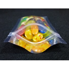 701 PPLS [Commercial Pack Series] Zipper Silver x Clear Pack, 500 Pieces, Flat Bag Type 1, 2.8 x 5.1 inches (7 x 13 cm)