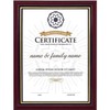 GraduationMall A4 Certificate Frame Document Diploma Picture Holder Wooden Plexilass