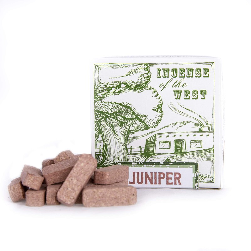 Juniper Wood Incense - 40 Bricks - Incienso De Santa