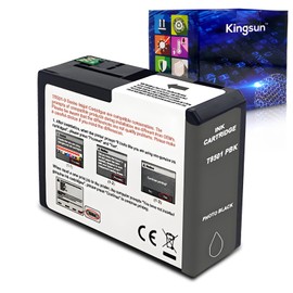 KSUMEI T850 Ink Cartridge T8501 T850100 Remanufactured Work for SureColor P800 (1-Pack, Photo Black)