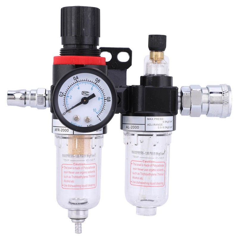G1/4 Oil Water Separator Filter with Quick Connector AFC2000 AL2000