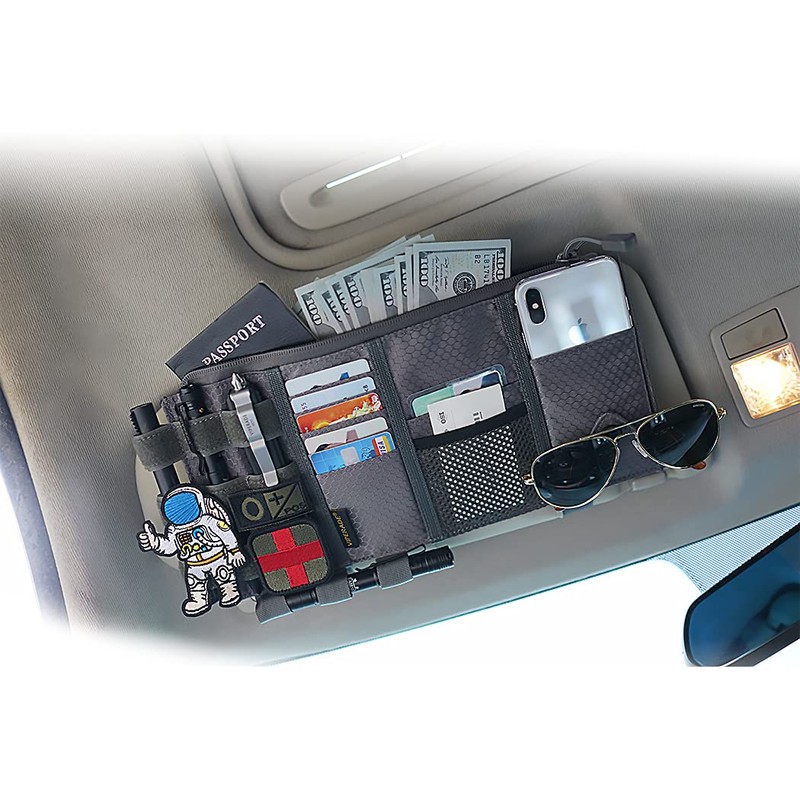 VIPERADE TCS1 Car Sun Visor Organizer Auto Interior Accessories Pocket