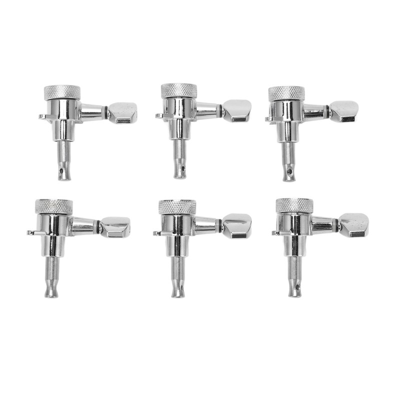 6 Set Tuning Pegs Electric Guitar Machine Heads Tuners Parts