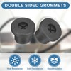 sourcing map 6Pcs Cable Cord Grommet, 3/8"(10mm) Rubber Desk Grommets