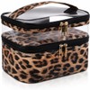 Bolsa de maquillaje de doble capa, bolsa de maquillaje, bolsa
