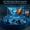 120 inch Projector Screen with Stand,2025 Upgraded- Black Backing Movies