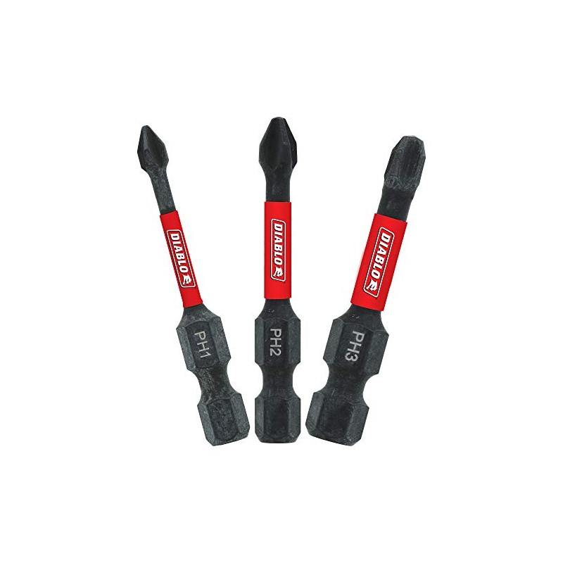 Diablo by Freud DPHV2-S3 2 in. Phillips Drive Bit Assorted