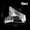 10 Pieces Transparent Nail Clips, Gel Nail Clips, Crystal Nail