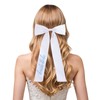 Bride To Be Embroidered Hair Bow Bride White Hair Bow