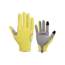 INBIKE Cycling Gloves Men Women Thin Fleece Touchscreen Padded Bike Gloves for Running Driving Biking Hiking
