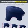Press Type Inflatable U Shaped Pillow Portable Inflatable U Shaped