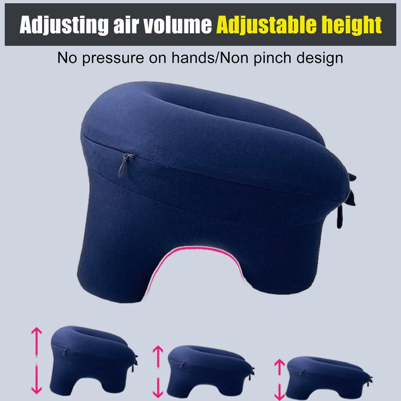 Press Type Inflatable U Shaped Pillow Portable Inflatable U Shaped