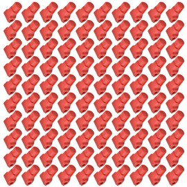 Yosoo 100 Pcs Hook Block Display Shelf Shoplifting Display Shelf Lock for Net Hooks (Open 6MM)