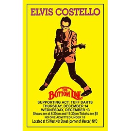 GENERIC Elvis Costello Replica 1977 Concert Poster
