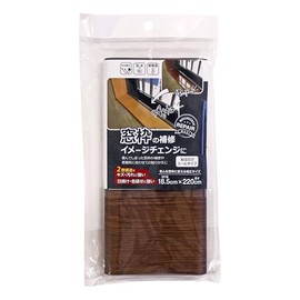Waki Sangyo FWM185DBR Window Frame Repair Sheet, Dark Brown, Wood Grain, Scratch Repair, Condensation, Remake, Seal Type, 7.3 x 86.6 inches (18.5 x 220 cm)