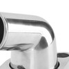 Water Neck Thermostat Housing 8459BK 15° Swivel Silver Thermostat Housing