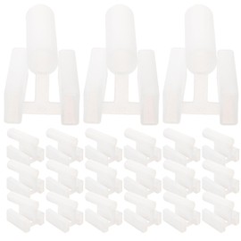 Uonlytech 100Pcs Outlet Plug Cover 3 Prong Baby Proofing Plug Covers Electrical Socket Protector Safety Cap Plastic Power Plug Boots Dust Jacket Protector