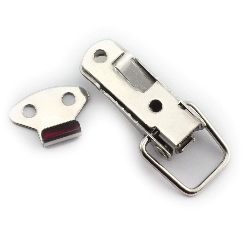 Tegg 2-Pack Spring Loaded Latch Catch Toggle Stainless Steel Safety