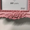ZXT-parts 3x3 Picture Frame Square Pink Frame. Resin Handmade Photo